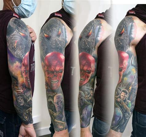 See more ideas about spiderman tattoo, tattoos, marvel tattoos. . Tattoo sleeve marvel